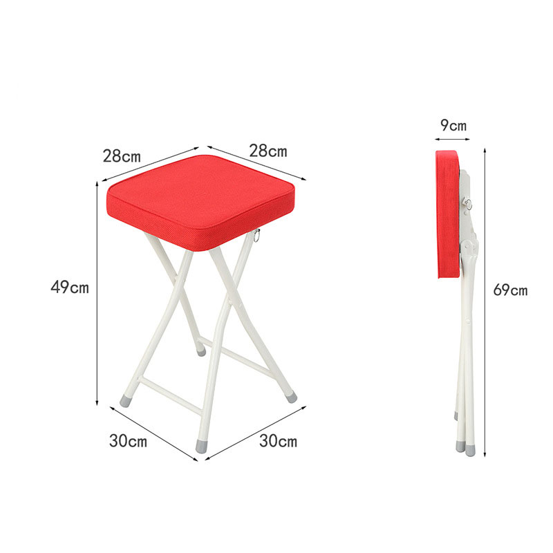 Folding stool red