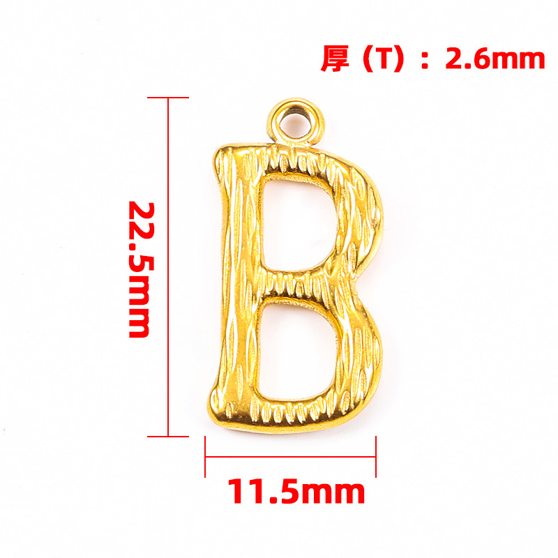 18K gold plated-B
