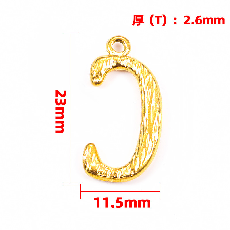 18K gold plated-C