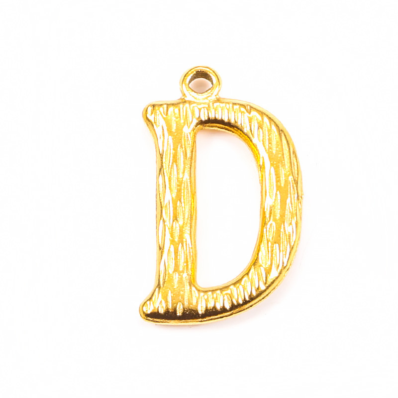 18K gold plated-D