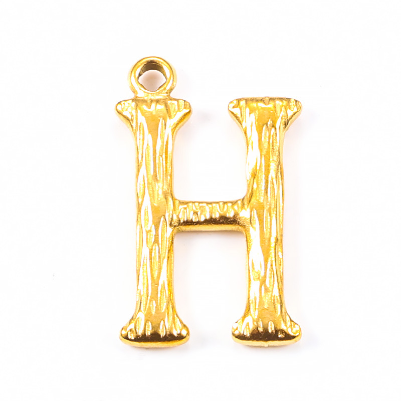 18K gold plated-H