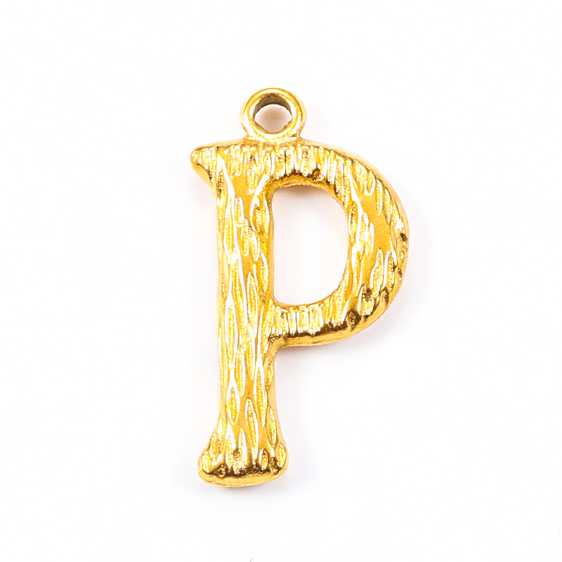 18K gold plated-P
