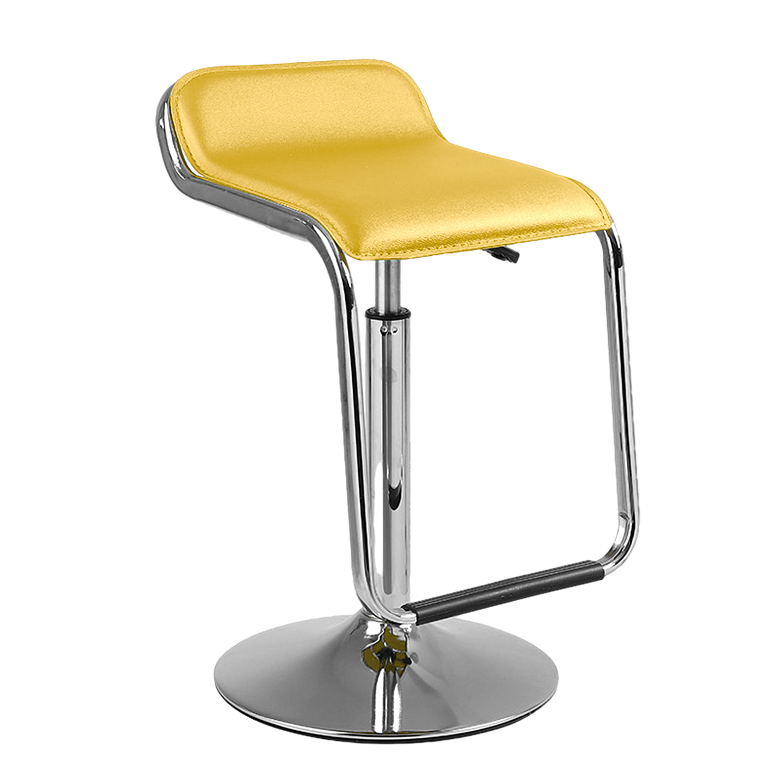 S chair round drag. - Yellow