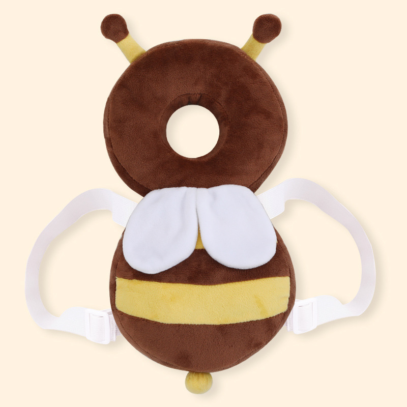 Brown and Black Bee (flannelette medium) 30cm (excluding horizontal band)