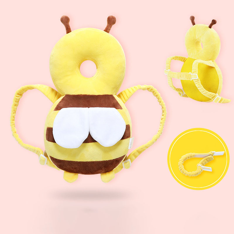 Yellow bee (3D flannelette large) 34cm_pinch called _ horizontal band