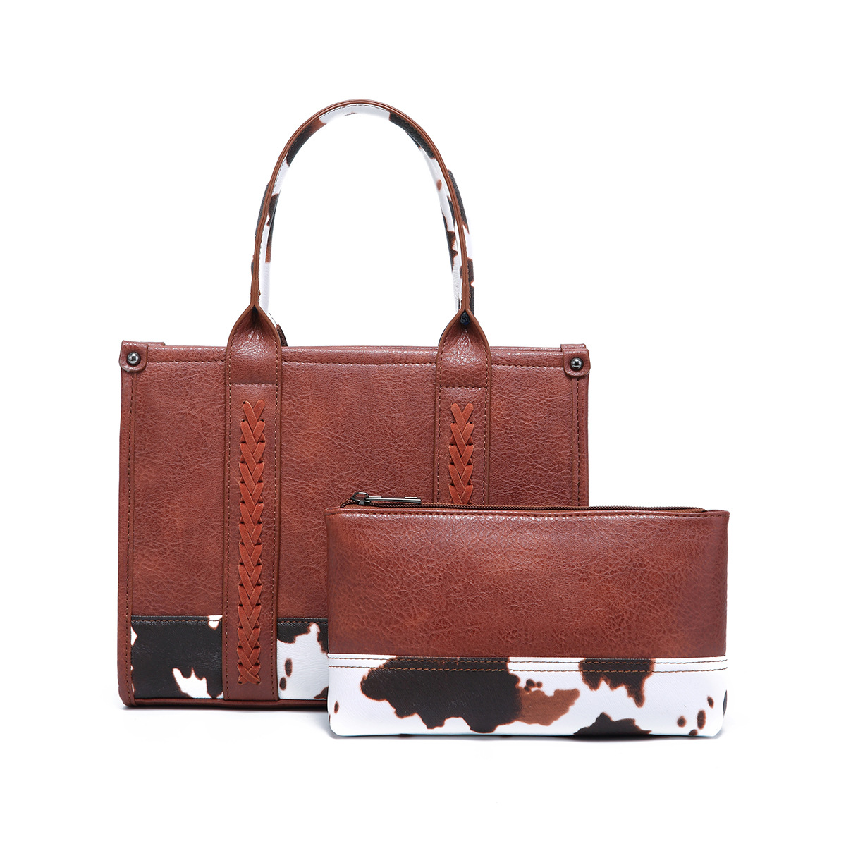 PG5019 Brown and Clutch bag