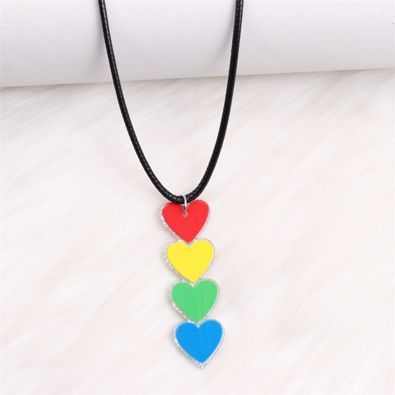 Four colors of rainbow love