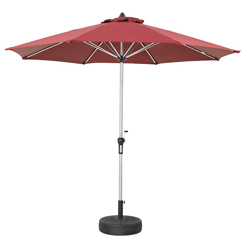 Wine red-Milan-single top umbrella   22L base