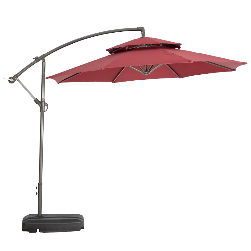 Iron-2.7 meters double top wine red   60L mobile base