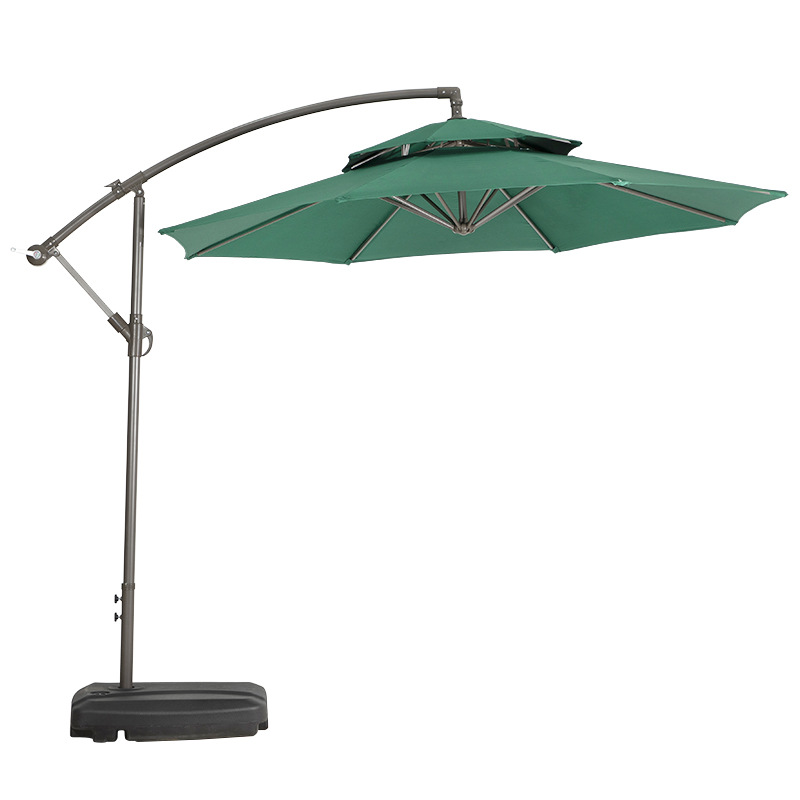 Iron-2.7 meters double top dark green   60L mobile base