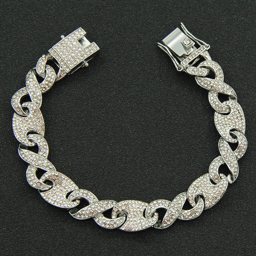 2:Silver (Bracelet) -8inch