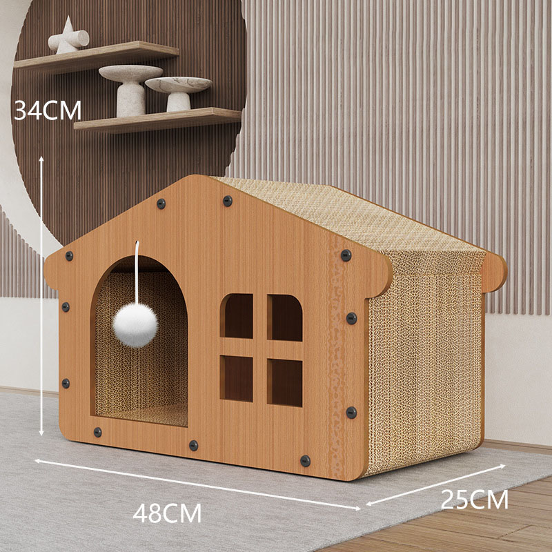 ZK house corrugated paper cat nest