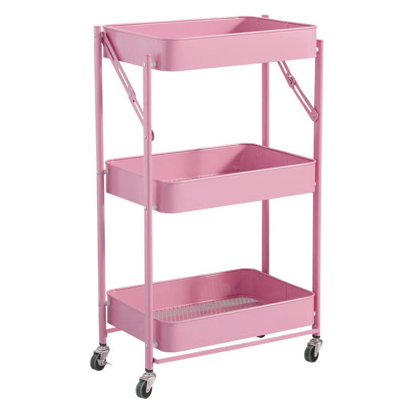 Pink carbon steel three layers without handrails