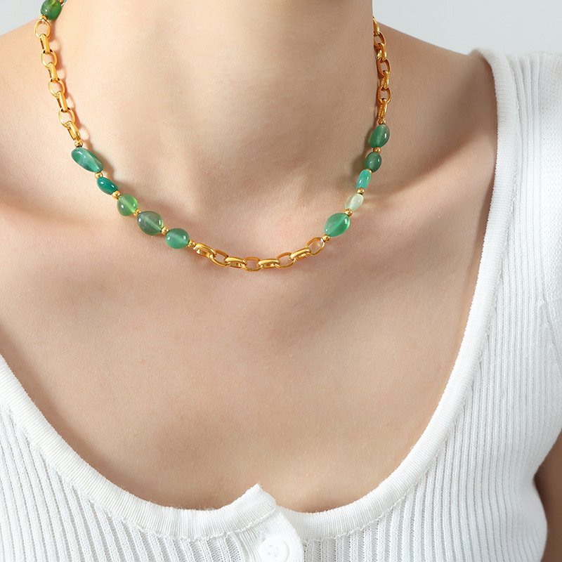 0Gold necklace -40x7cm