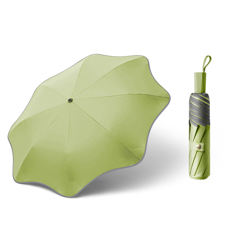 Round-corner umbrella manual - Matcha green