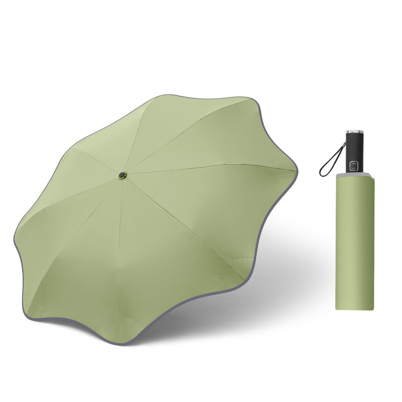 Rounded Umbrella Auto - Matcha green