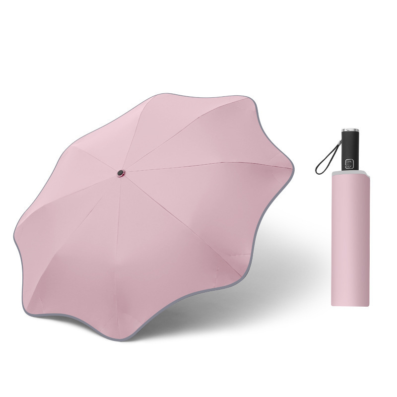 Rounded Umbrella Auto - Cherry blossom powder