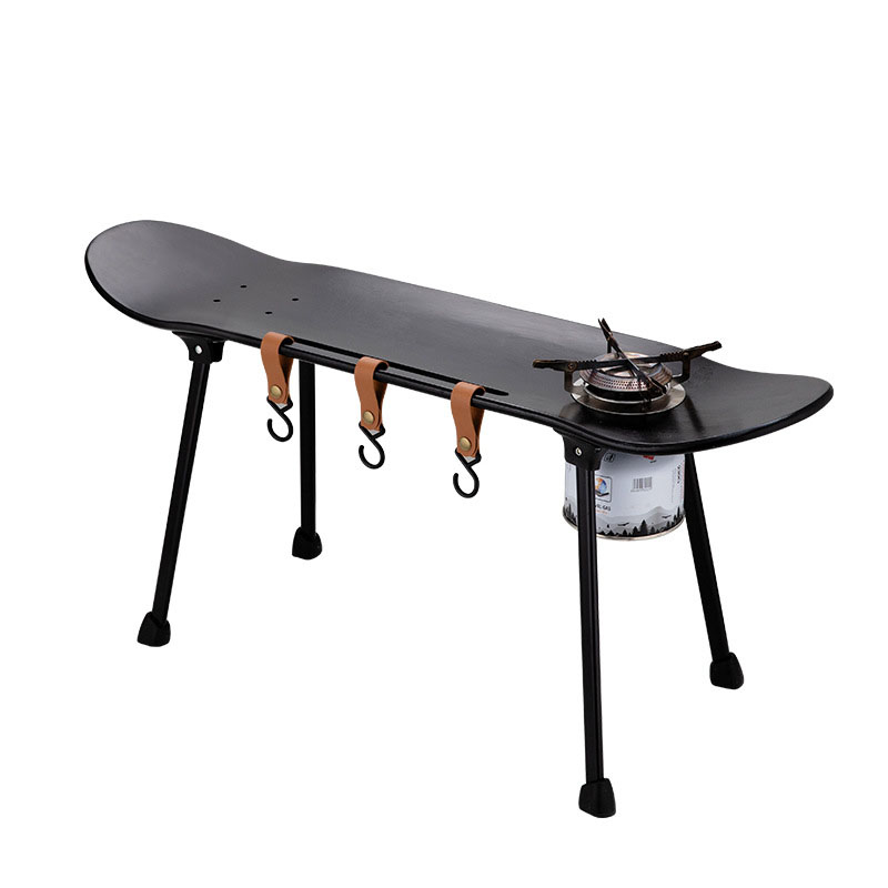 Cool black single table with stove ( not with steam tank )