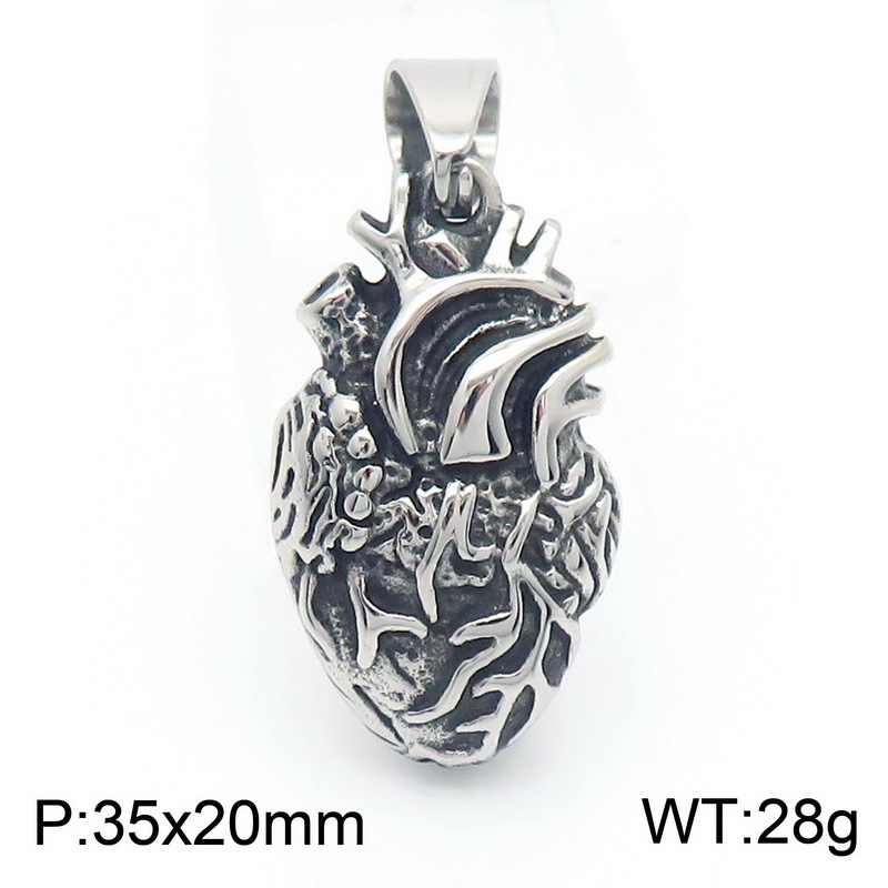 1:Steel black pendant