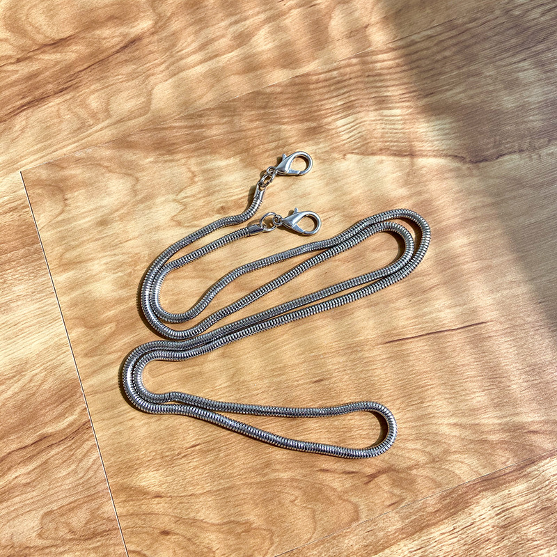 6:Snake chain -4mm diameter - Silver