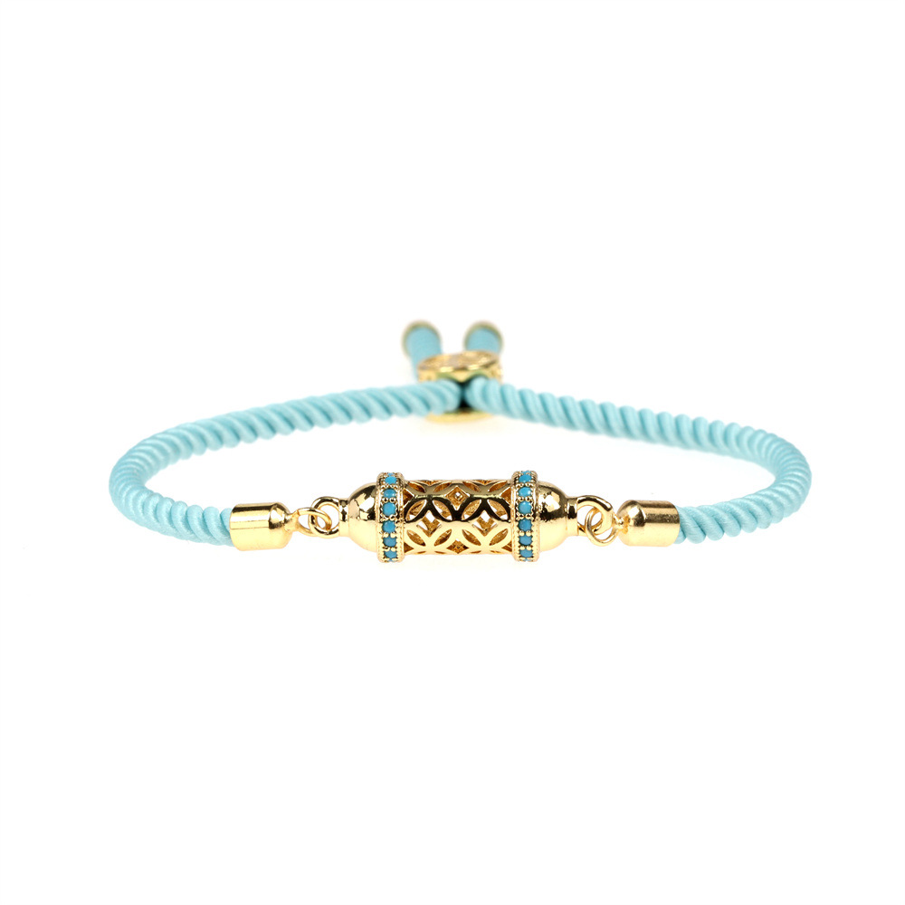 8:Blue turquoise bracelet -16-22cm