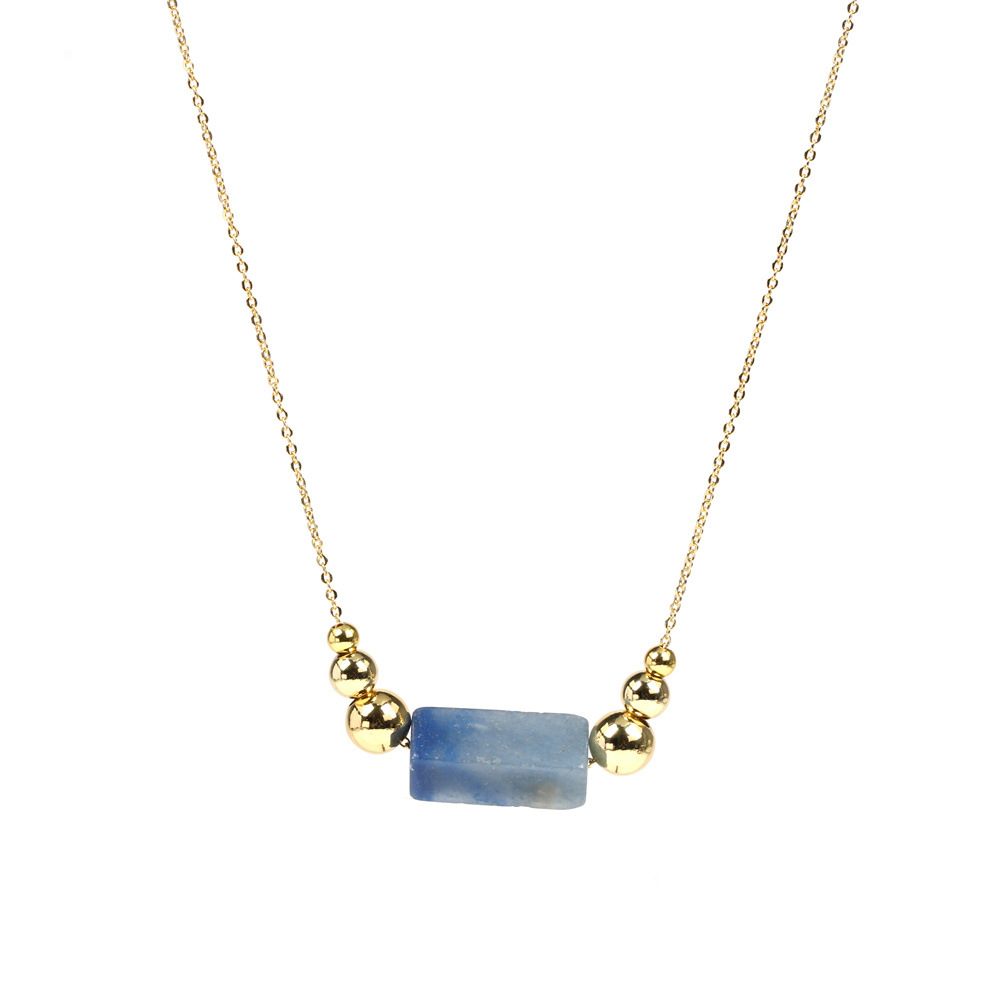 11:Blue Dongling Necklace -35x5cm
