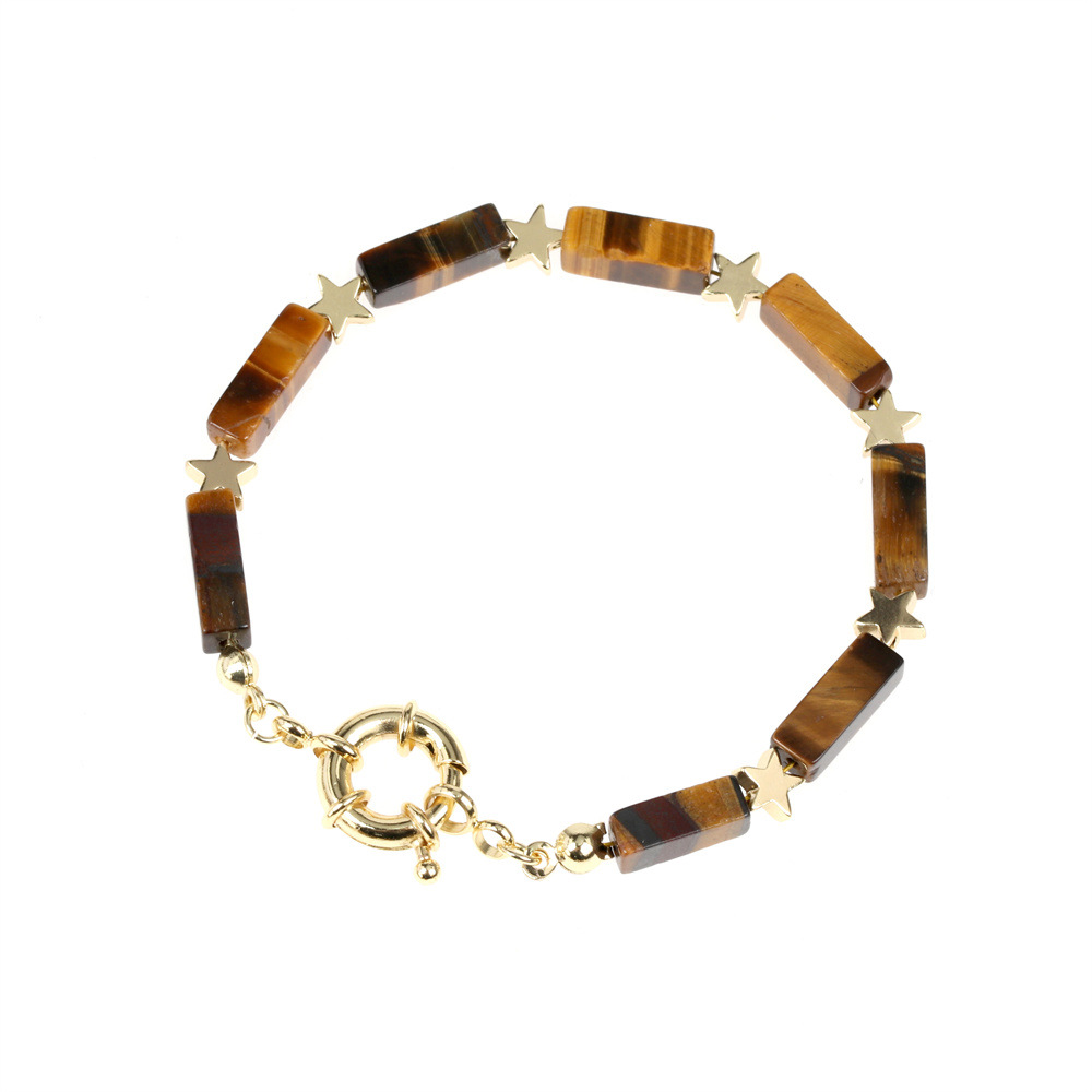 2:Yellow Tiger Eye bracelet -16cm