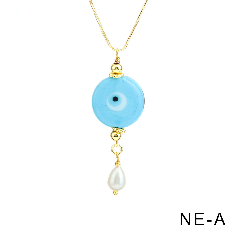 Blue Eye necklace -35-45cm
