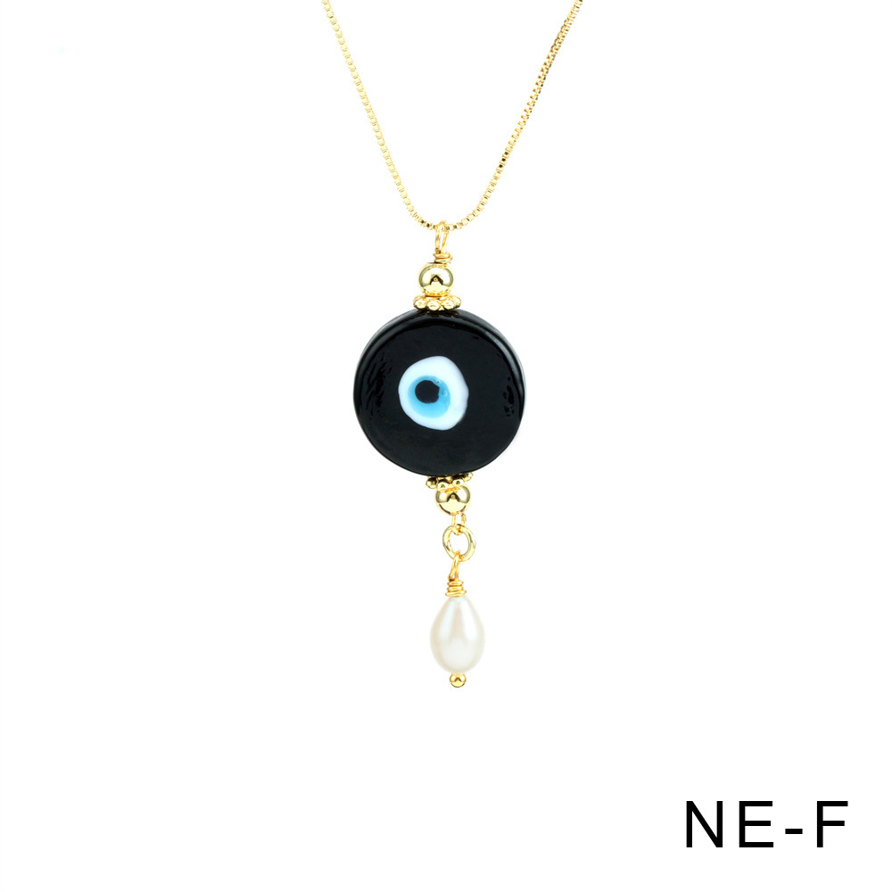 Black Eye necklace -35-45cm
