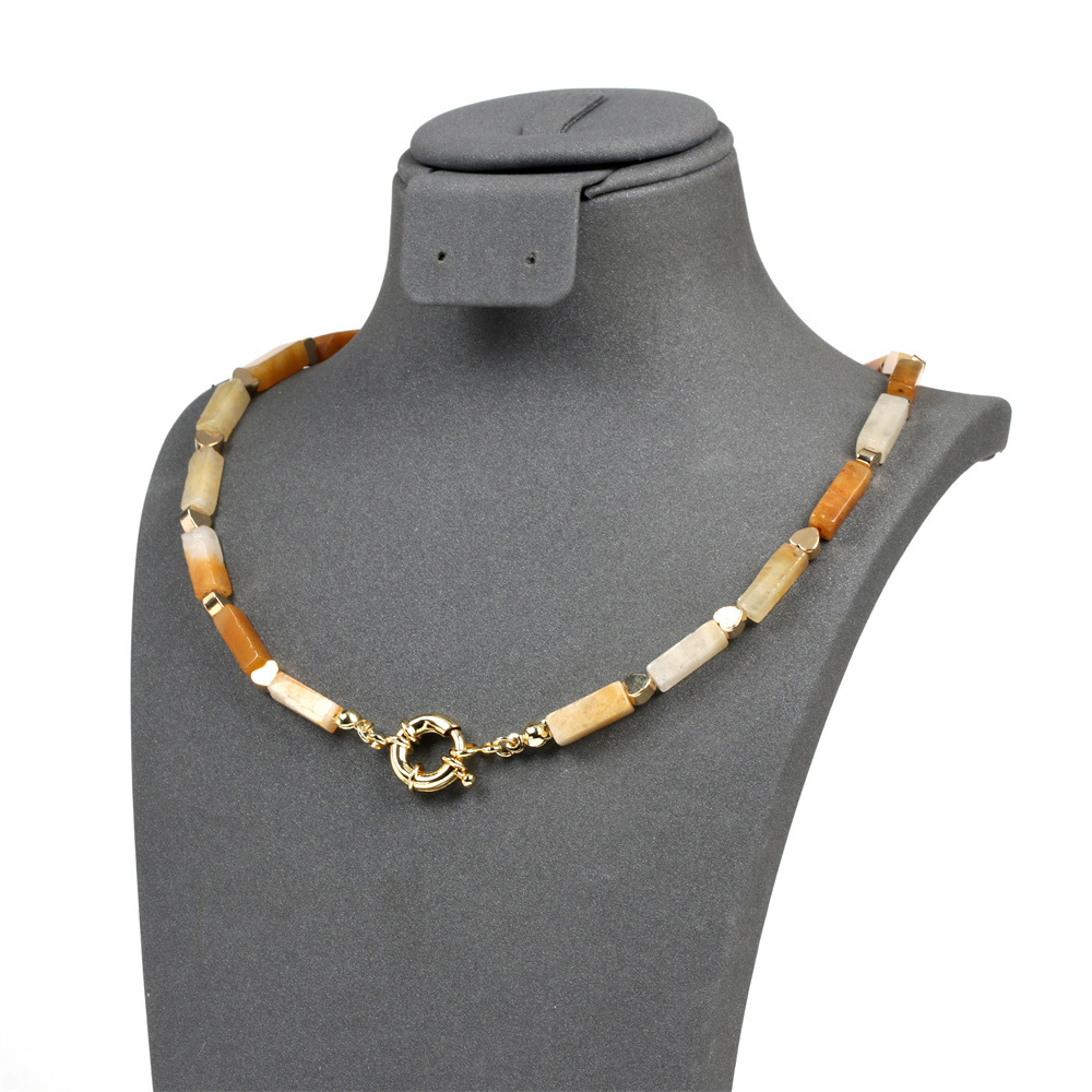 3:Topaz necklace 40cm