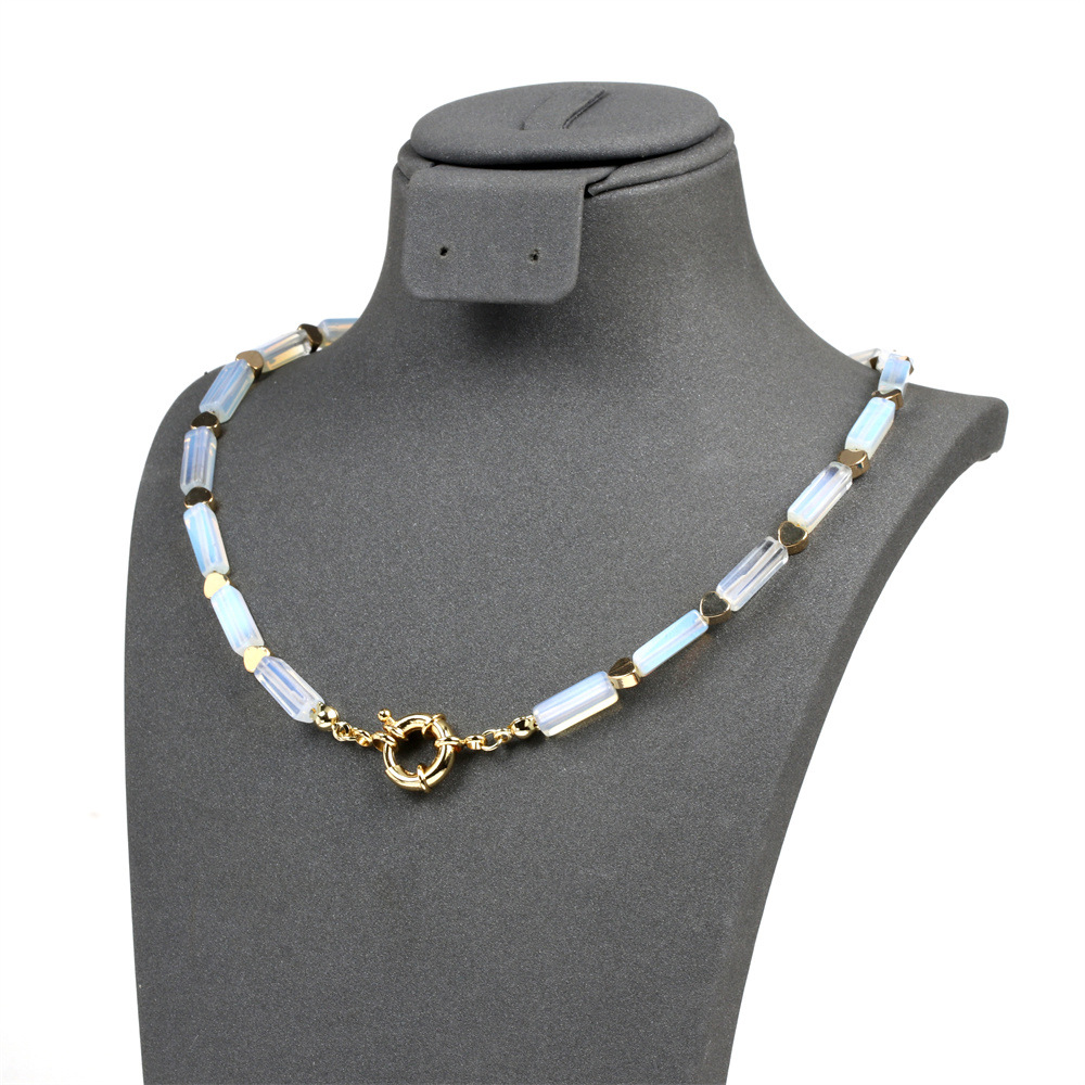 Opal necklace 40cm