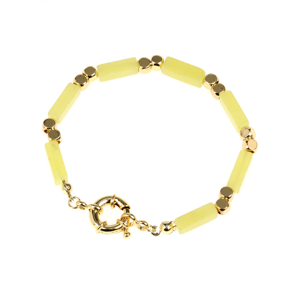 Lemon jade bracelet 16cm