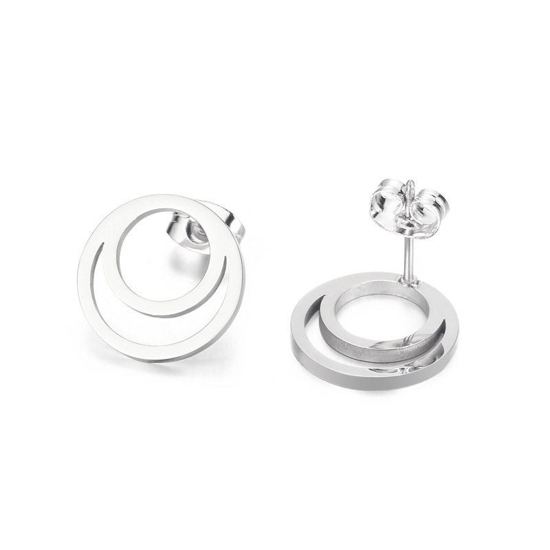 2:Steel earrings
