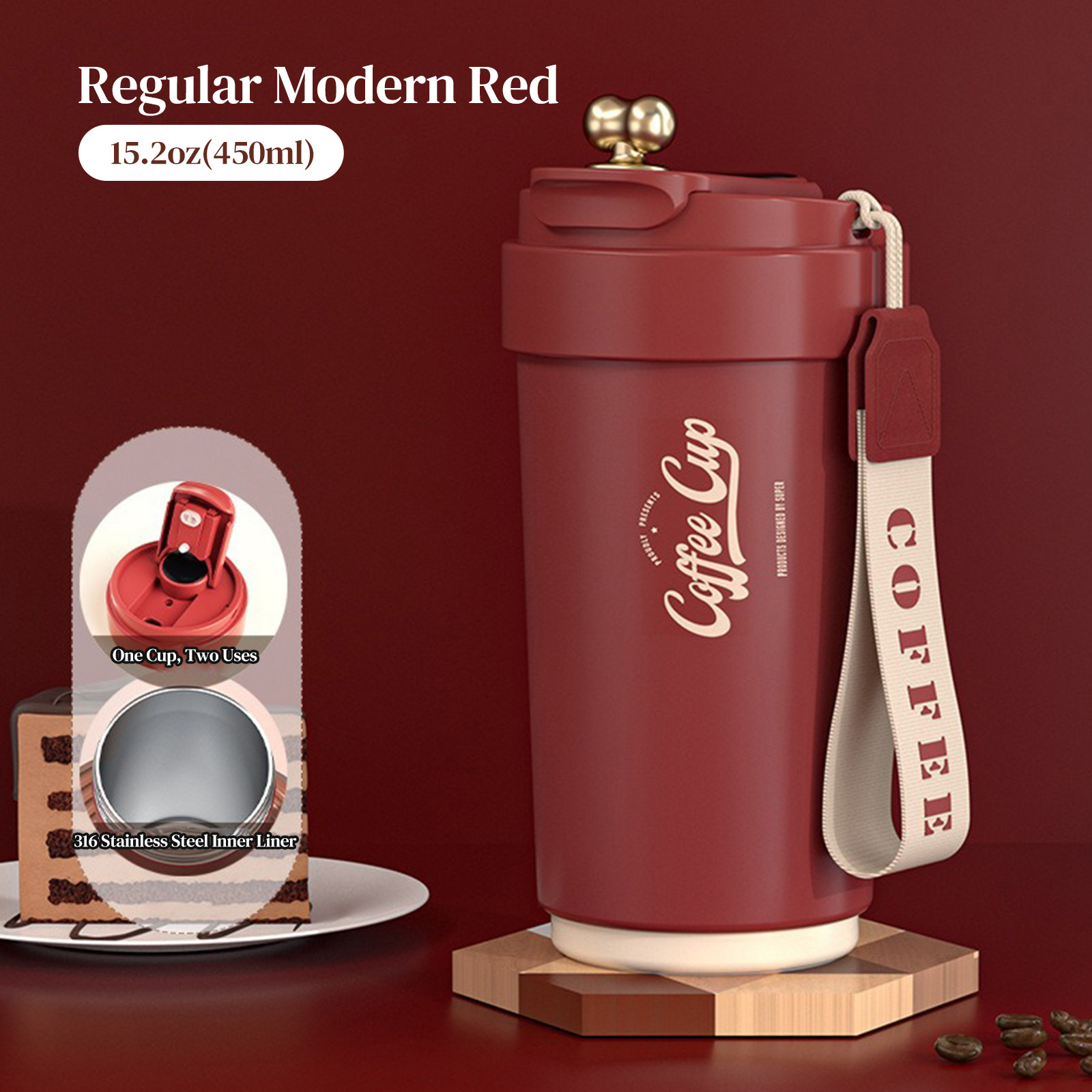 316 steel - Modern red - ordinary