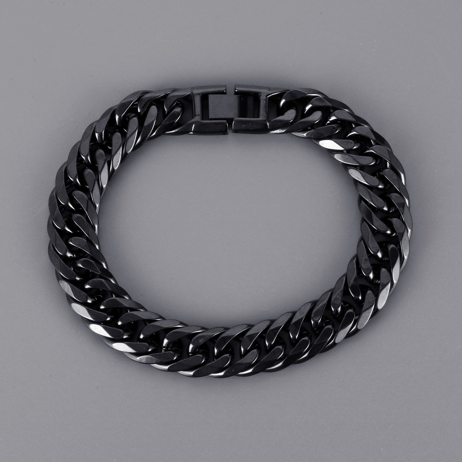 Black (width 12mm) Bracelet 22cm