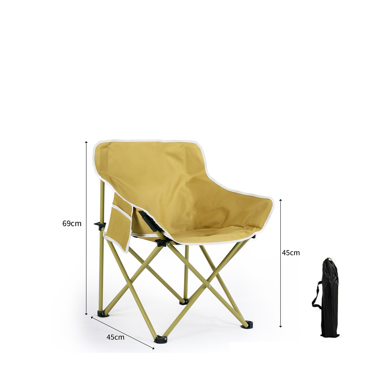 Desert yellow moon chair