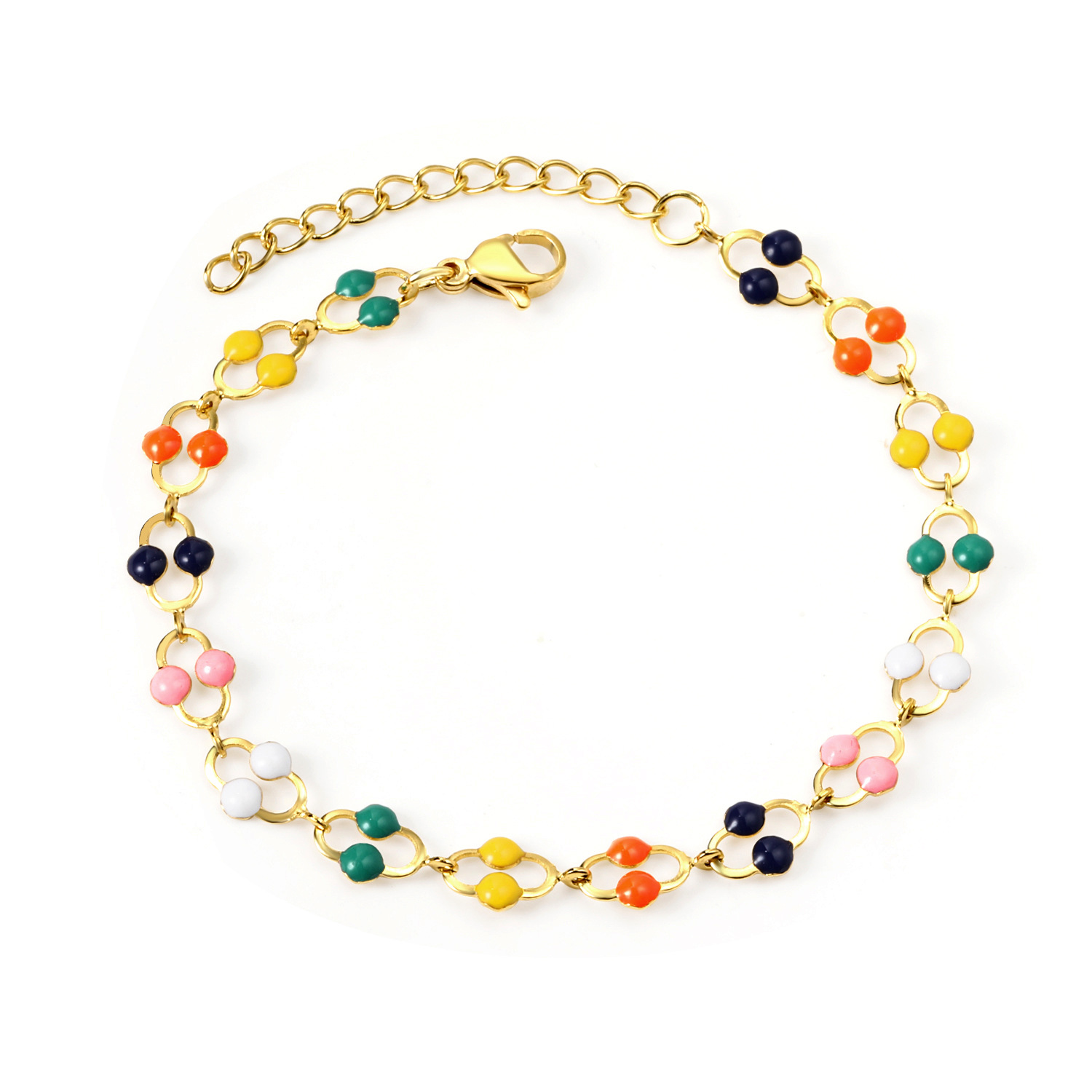 2:Colored oil U-shaped bracelet