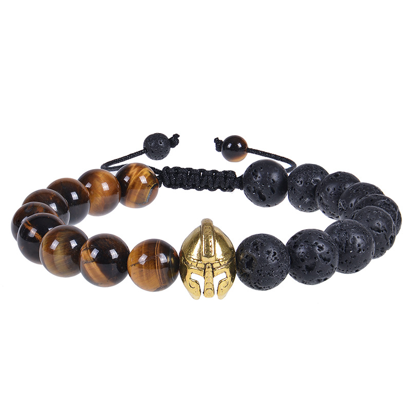 tiger eye and Lava Stone