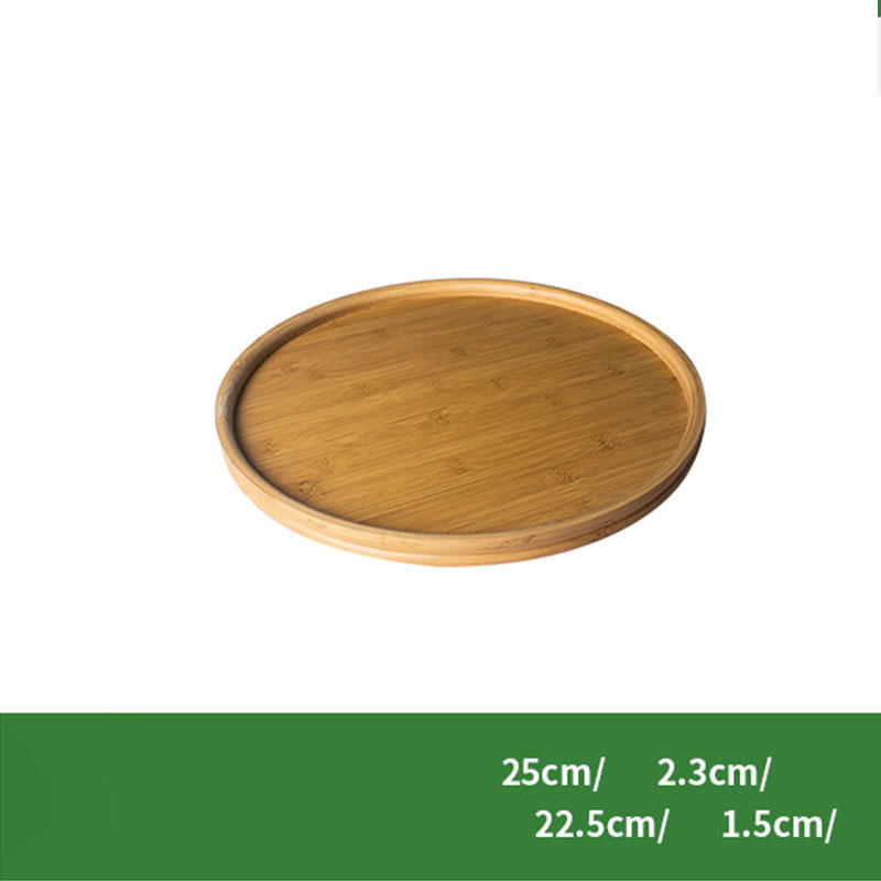Small size/round flat tray [25*25*2.3] cm