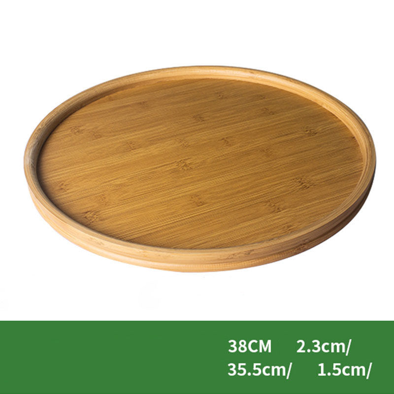 Extra-large/round flat tray [38*38*2.3] cm