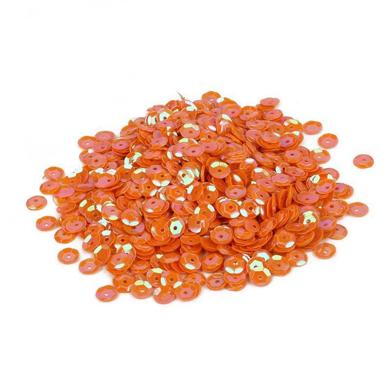 10:Color plated glitter orange red