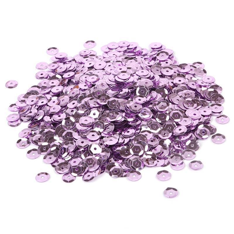 Silver sequins light purple
