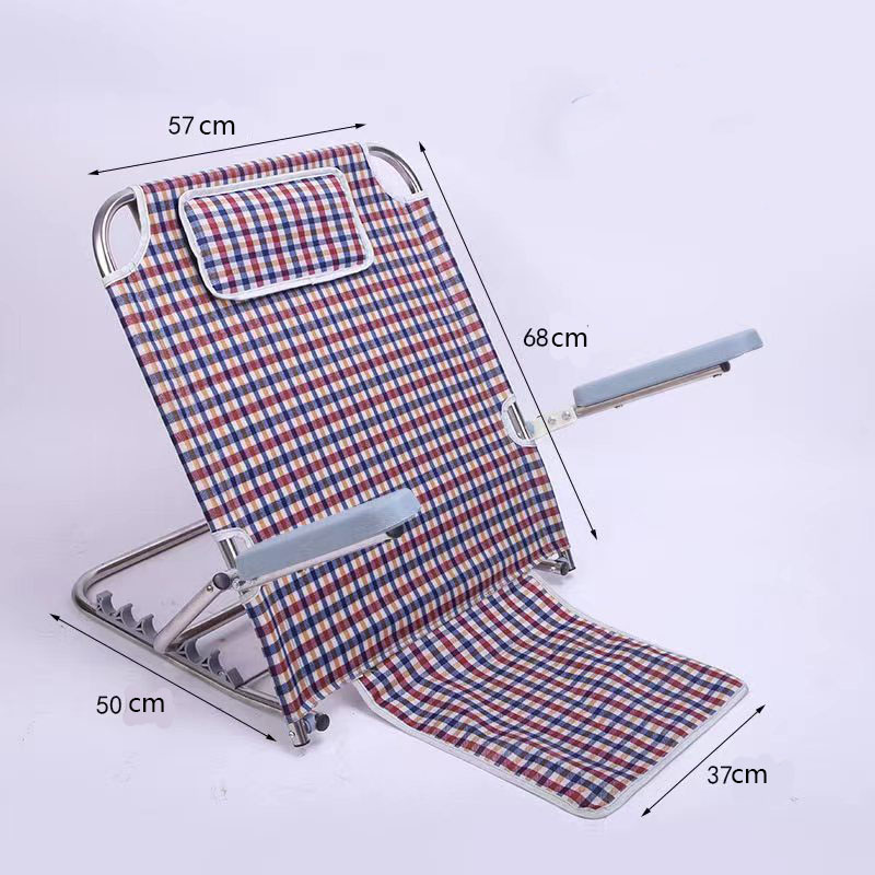 Stainless steel - striped check - with armrest