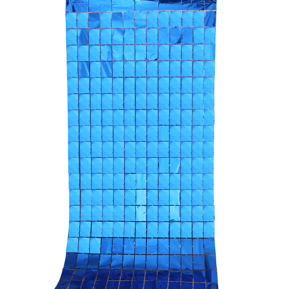 1*2 meters royal blue square door curtain