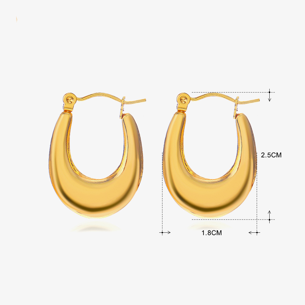 4:U-shaped earrings