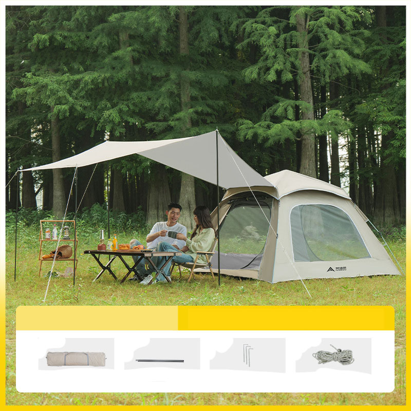 5-8 people sand gold coating silver   canopy