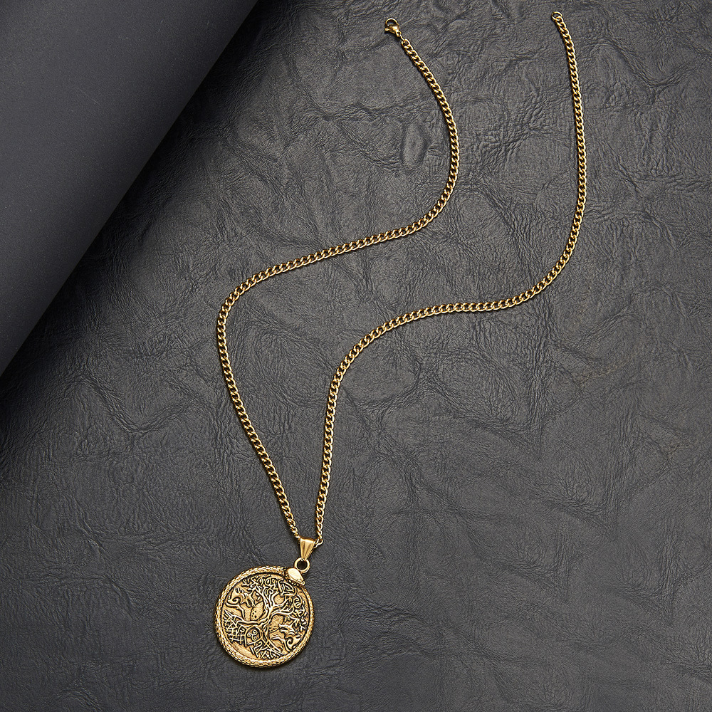 4:Gold necklace 4mmx60cm