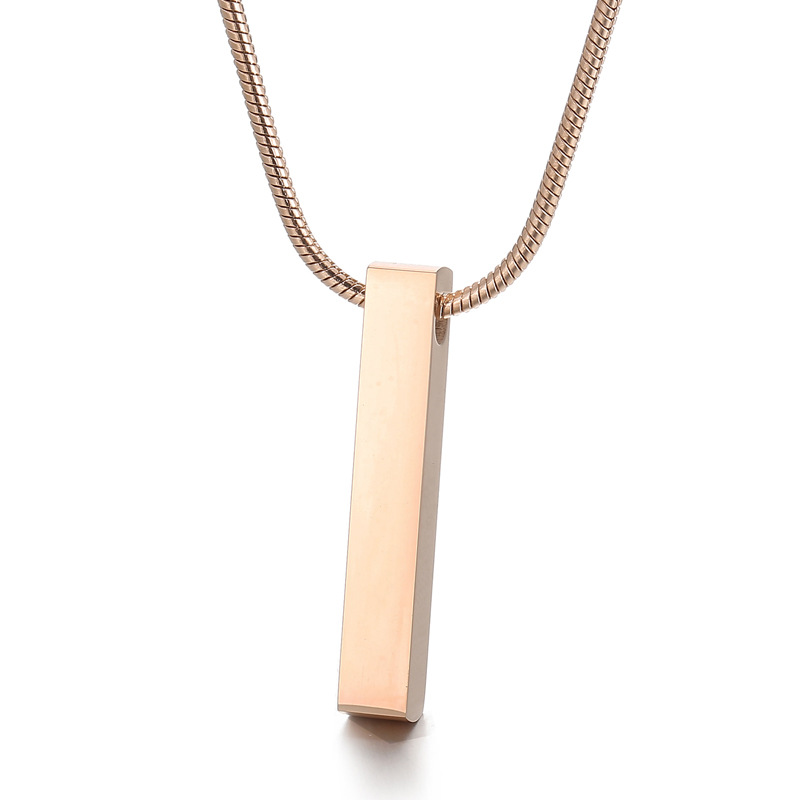2:Rose gold matching chain