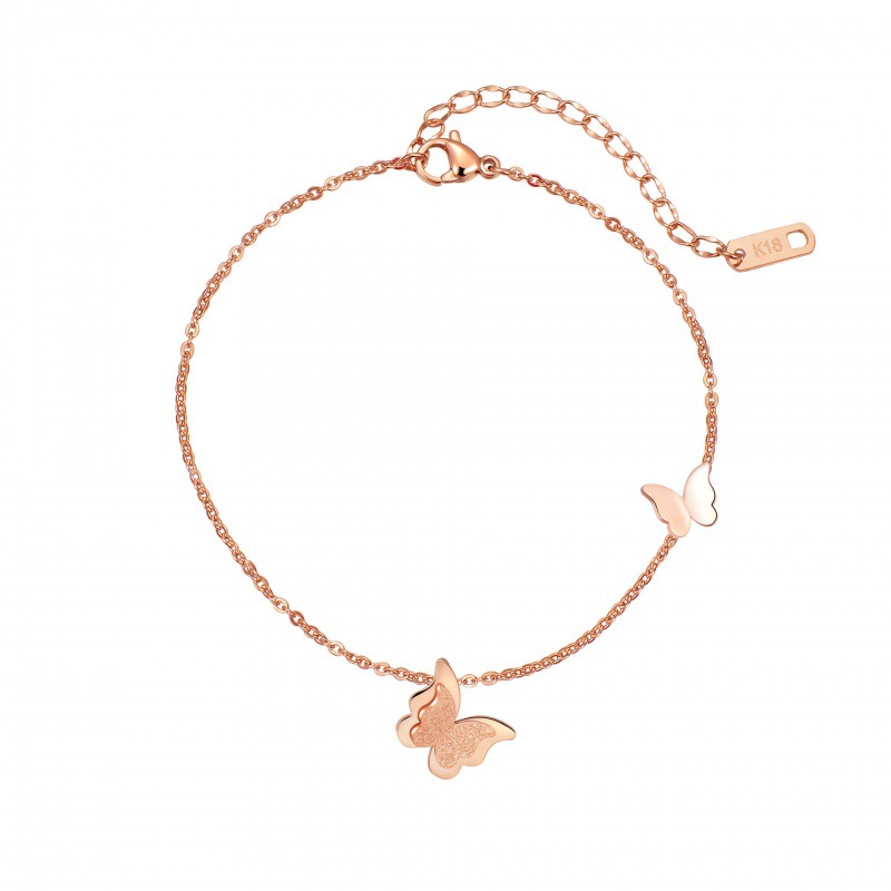 248 Butterfly anklet