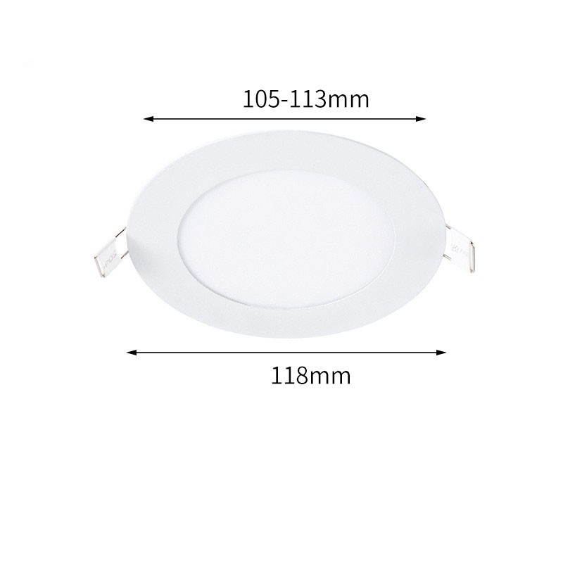 6W round surface with 118mm opening 105-110mm